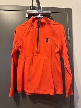 Cutter & Buck Illinois Orange Performance Pullover